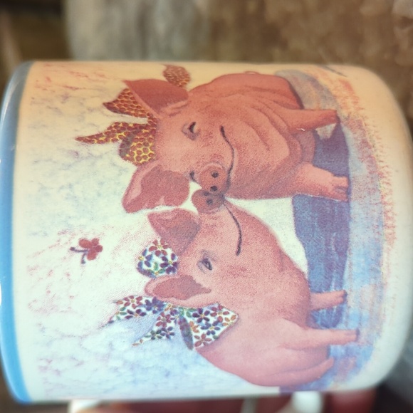 Vintage Potpourri Press Pig Out Ceramic Mug - Picture 4 of 7